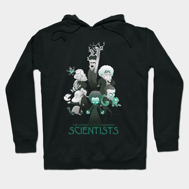 Extraordinary Scientists Hoodie by Queenmob